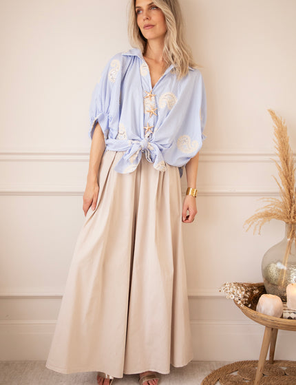 Starfish Stripes Blue - Blouse