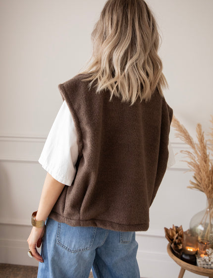 Hug Me Softly Brown - Vest/Jacket