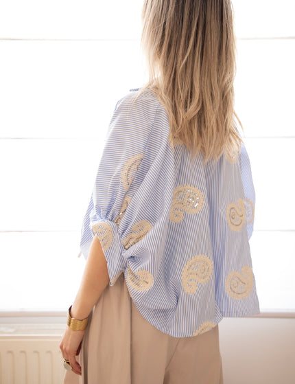 Starfish Stripes Blue - Blouse