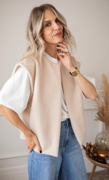 Hug Me Softly Beige - Cardigan/Jacket