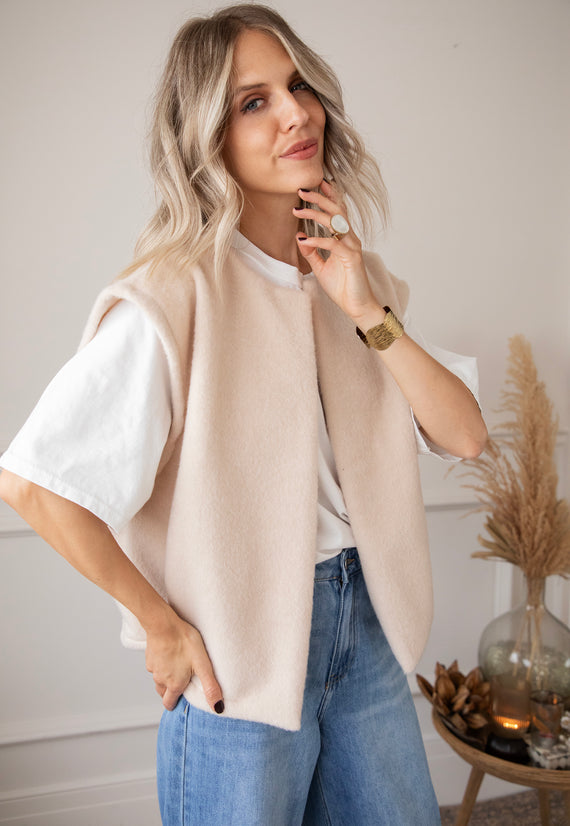 Hug Me Softly Beige - Cardigan/Jacket