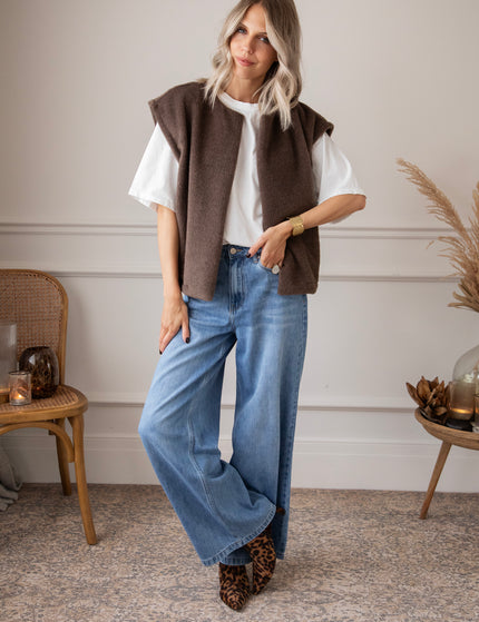 Hug Me Softly Brown - Vest/Jacket