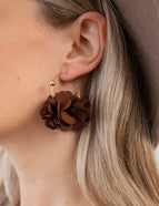 Pretty Punch Brown - Earrings