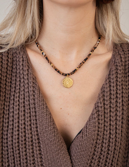 Tigerous Twist Brown - Necklace