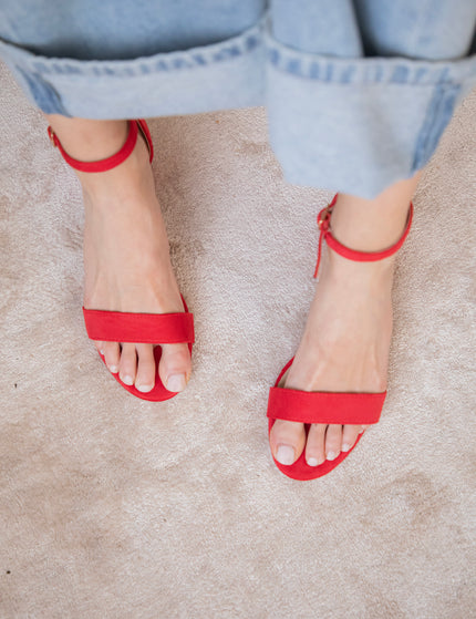 Statement Step Red - Heels