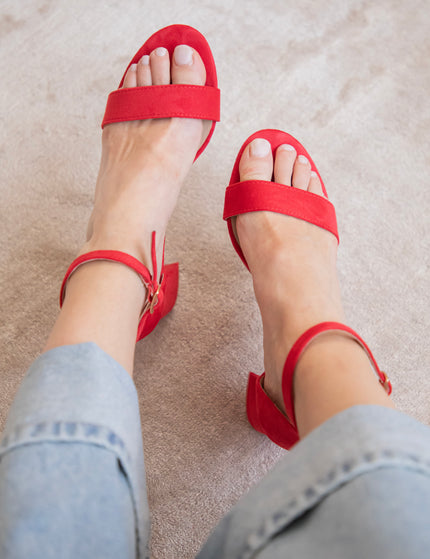 Statement Step Red - Heels