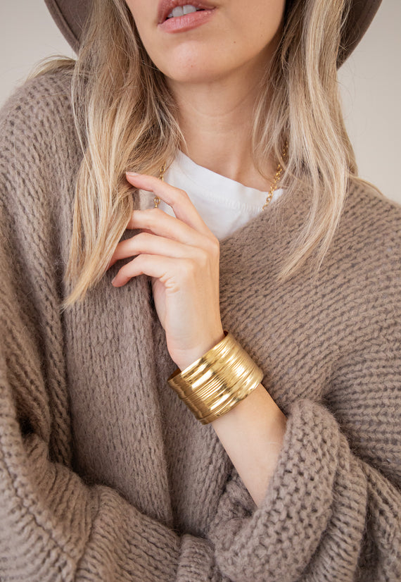 Classy Cuff  Gold - Armband