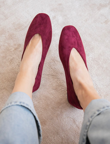 Fenna Burgundy - Flats