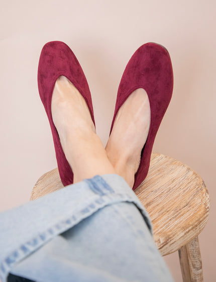 Fenna Burgundy - Flats