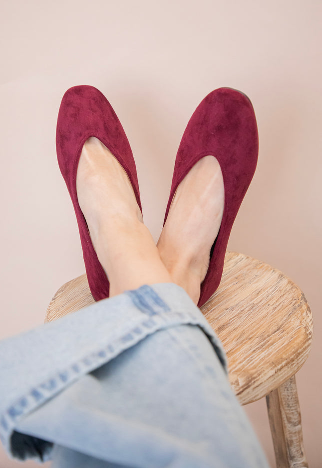 Fenna Burgundy - Flats