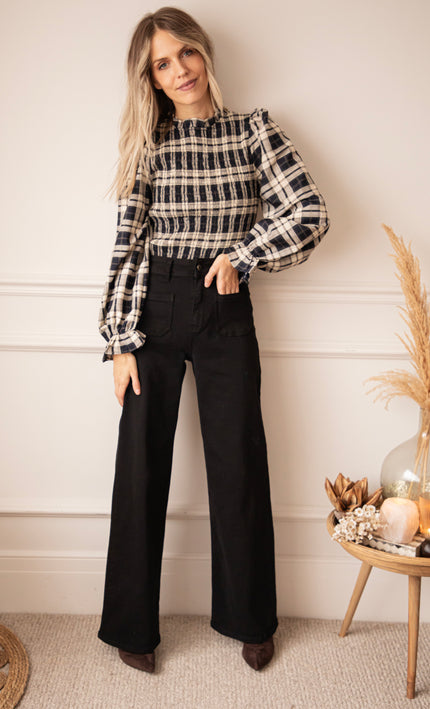 Penny Pockets Black - Jeans