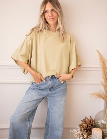 Butterfly Base Dusty Green - T-Shirt