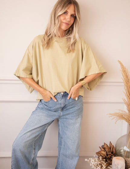Butterfly Base Dusty Green - T-Shirt