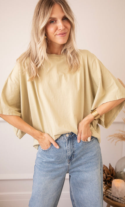 Butterfly Base Dusty Green - T-Shirt
