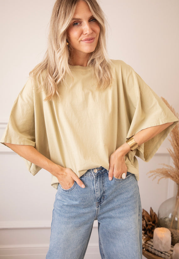 Butterfly Base Dusty Green - T-Shirt