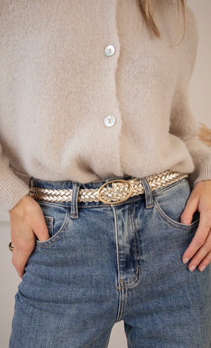 Gürtel - Braid Belt - Gold