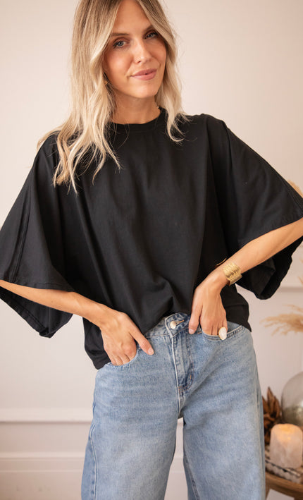 Butterfly Base Black - T-Shirt