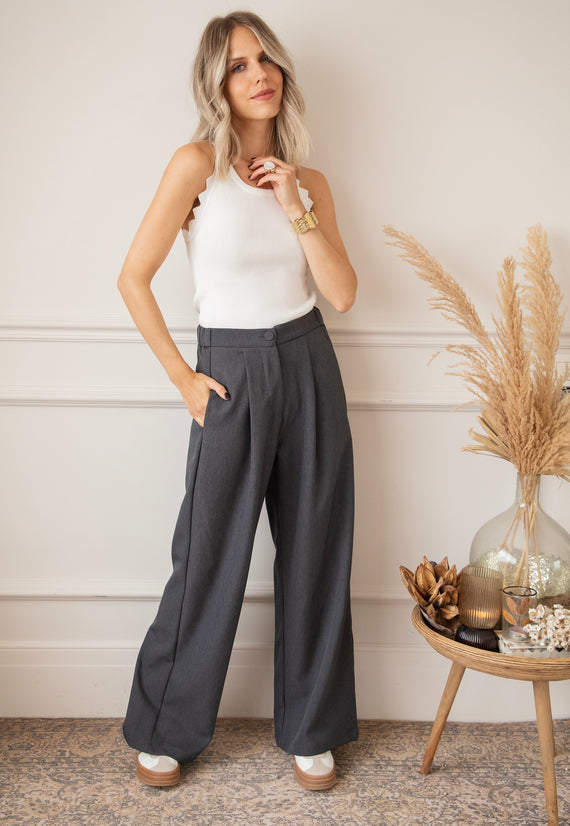 Taylor Dark Grey - Broek