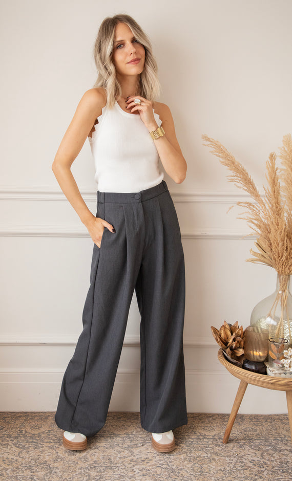 Taylor Dark Grey - Broek