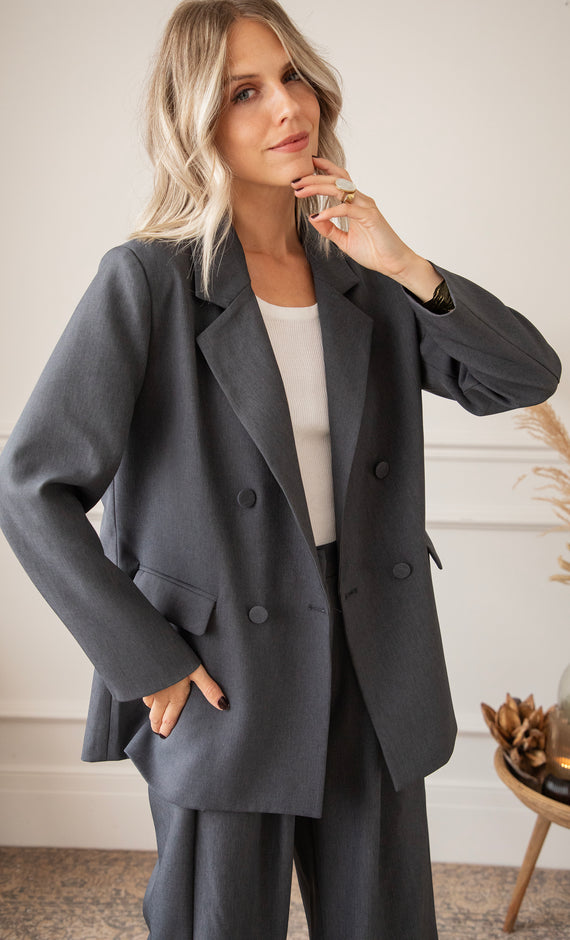 Taylor Dark Grey - Blazer