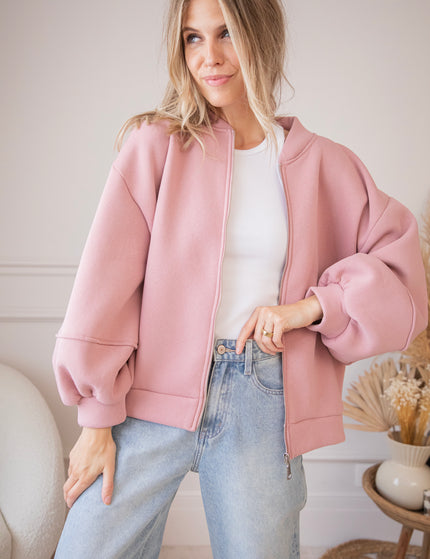 Bomberjacke - Snuggle Up - Rosa