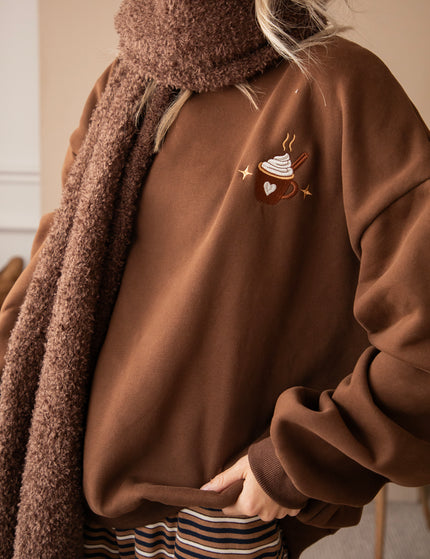 Simplicity Love You Latte Chestnut - Sweater