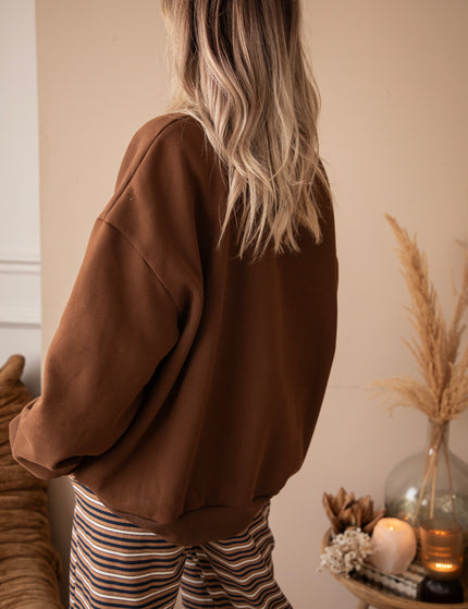Simplicity Love You Latte Chestnut - Sweater