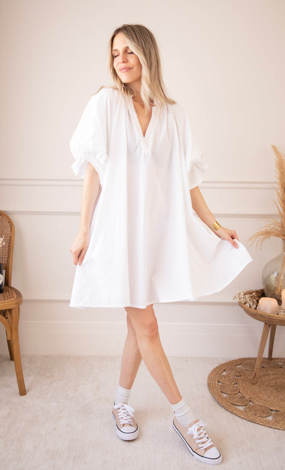 Poppy White - Jurk