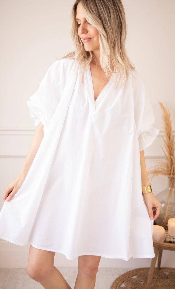Poppy White - Jurk