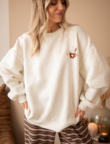 Simplicity Love You Latte Soft Grey - Sweater