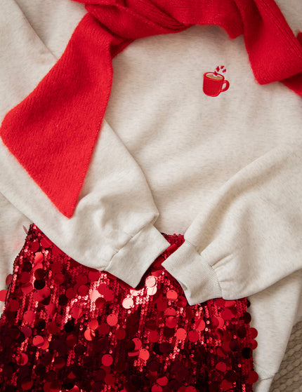 Simplicity Cup Of Christmas Soft Grey - Sweater