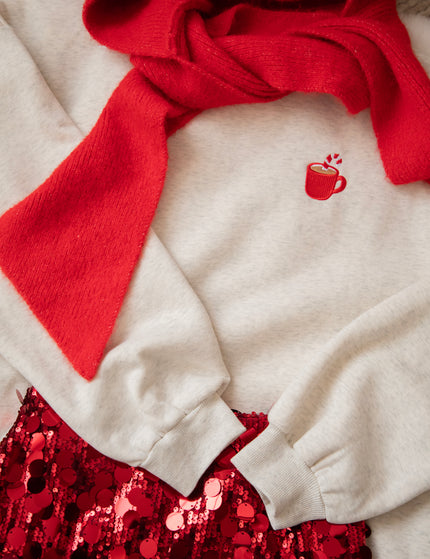 Simplicity Cup Of Christmas Soft Grey - Sweater