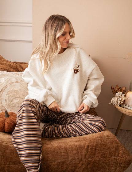 Simplicity Love You Latte Soft Grey - Sweater