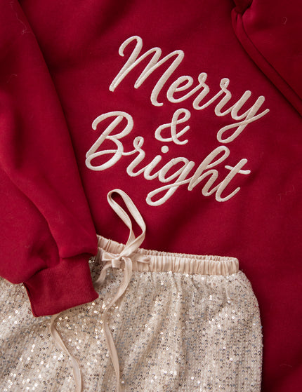 Simplicity Merry & Bright Bordeaux - Sweater