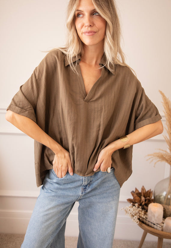 Easy Escape Khaki - Blouse