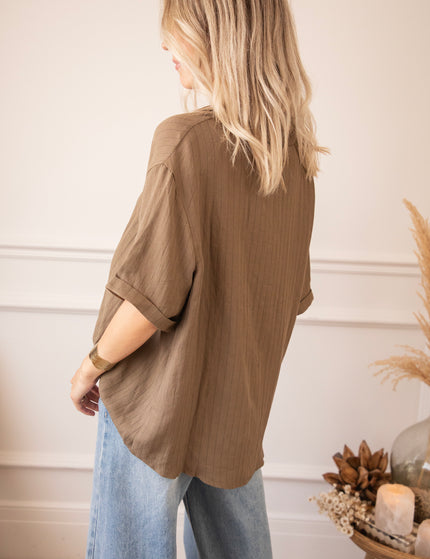 Easy Escape Khaki - Blouse