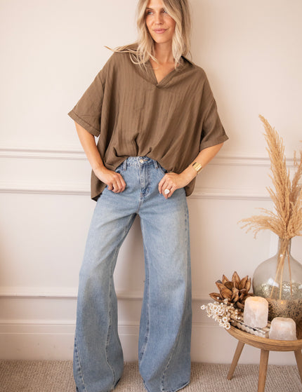 Easy Escape Khaki - Blouse
