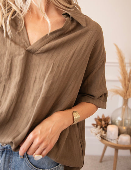 Easy Escape Khaki - Blouse