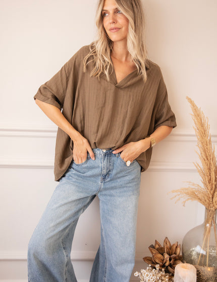 Easy Escape Khaki - Blouse