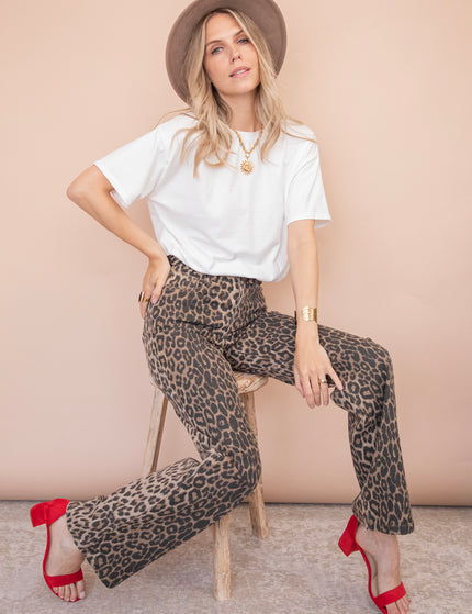 Zoë Leopard - Jeans