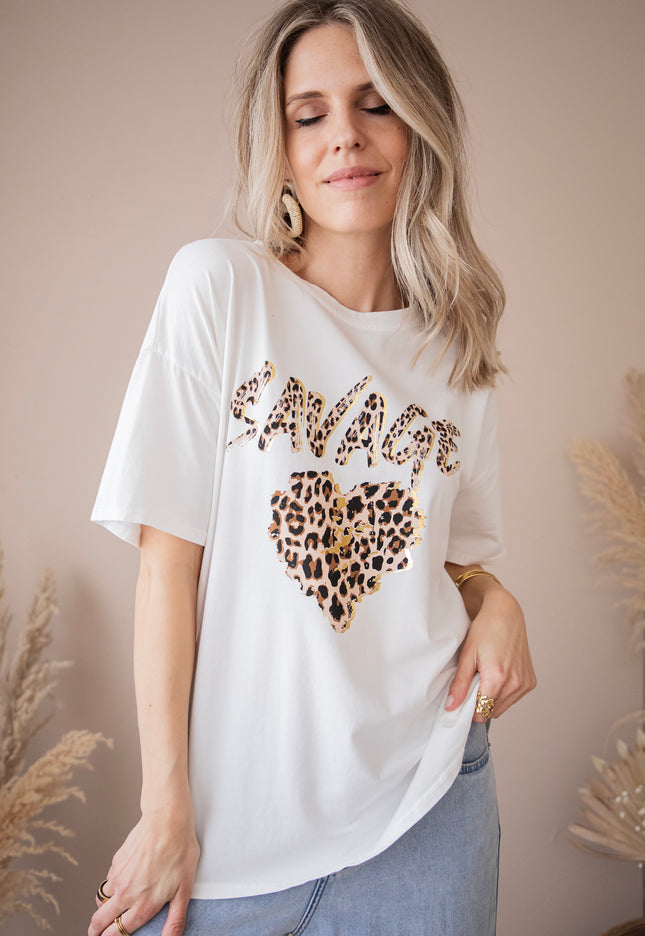 Savage Love White - T-Shirt