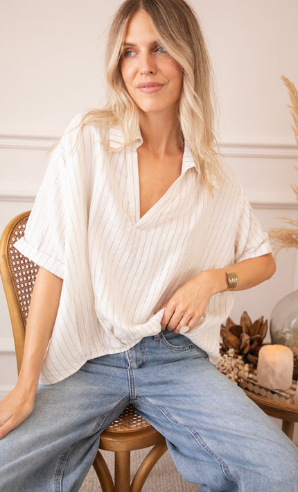 Easy Escape White - Blouse