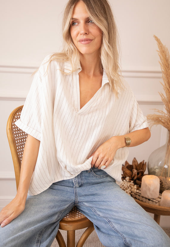 Easy Escape White - Blouse