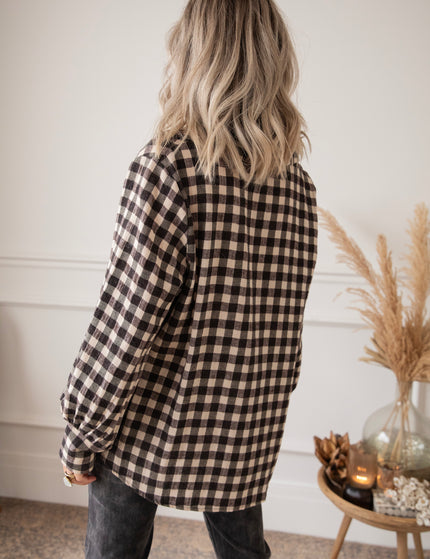 Cozy Check Beige - Blouse