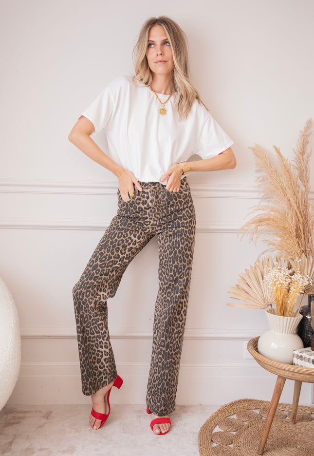 Jeans - Zoë - Leopard