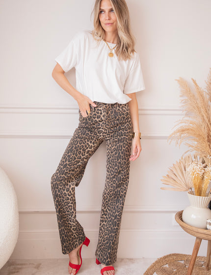 Zoë Leopard - Jeans