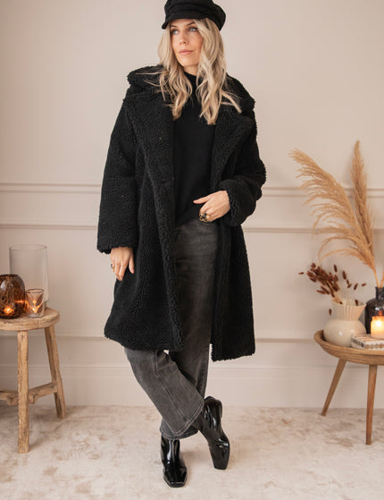 Teddy Charm Black - Coat