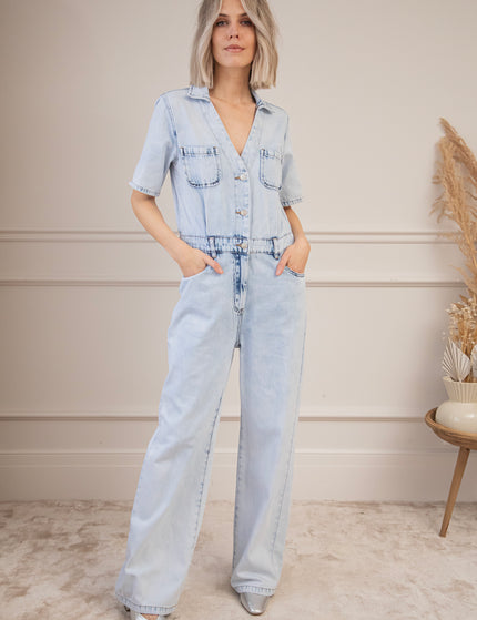 Denim Essence Soft Blue - Jumpsuit