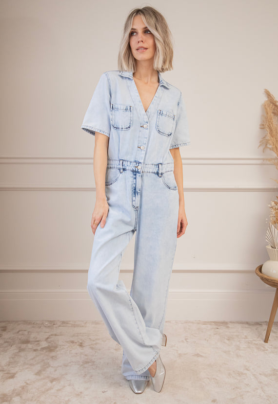 Denim Essence Soft Blue - Jumpsuit