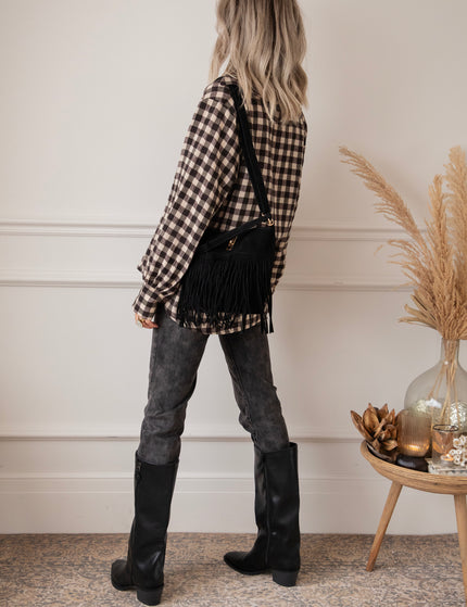 Cozy Check Beige - Blouse